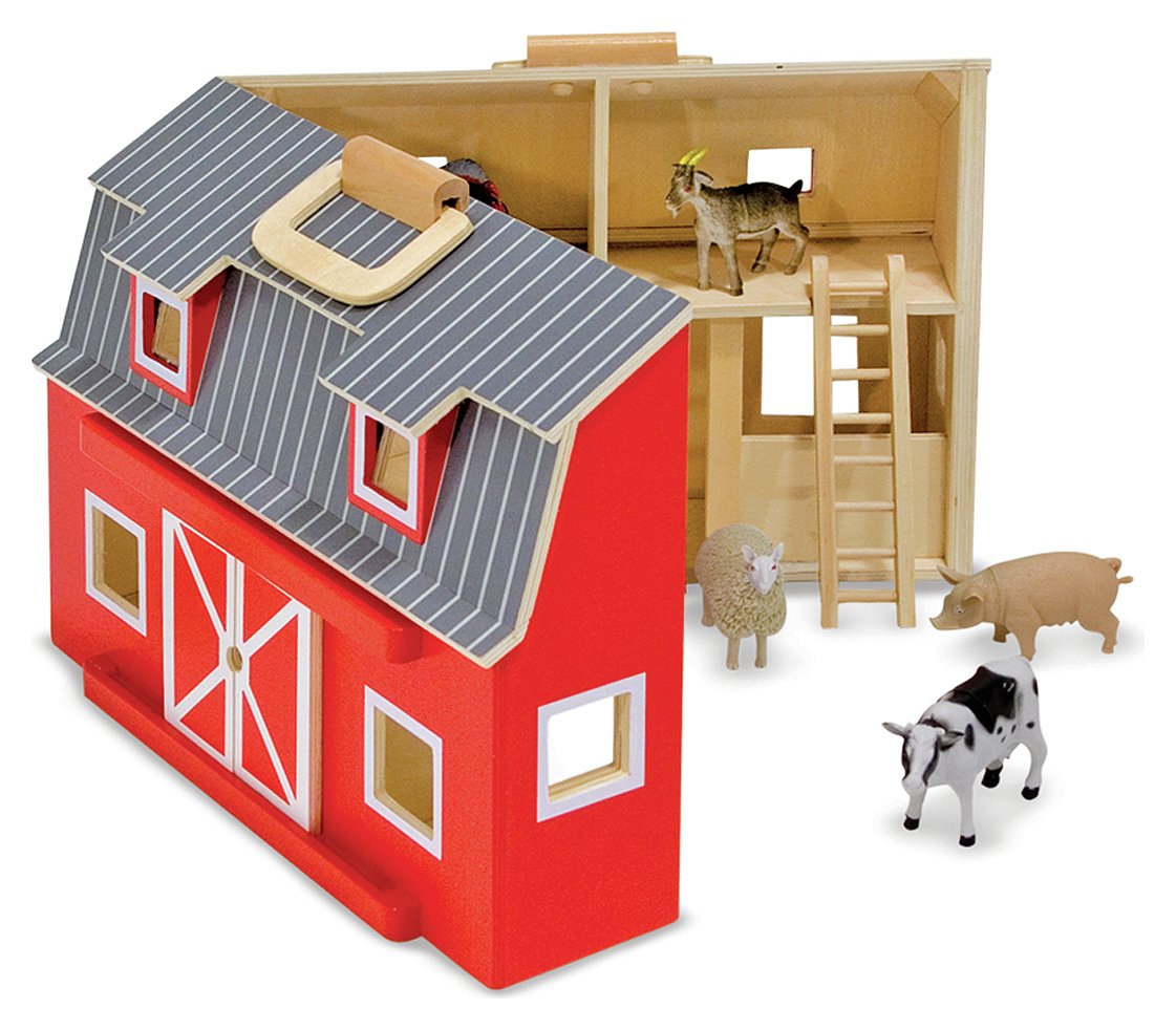 wooden barn toy melissa doug