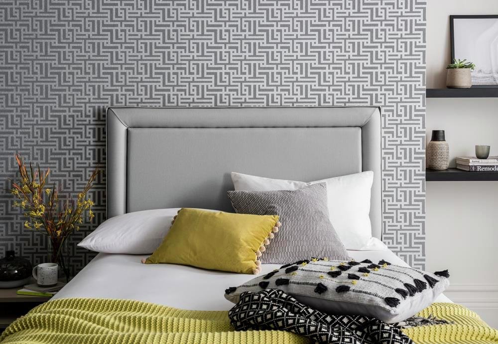 Silentnight Toulouse Double Headboard - Grey