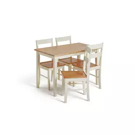 Habitat Chicago Solid Wood Dining Table & 4 Chairs