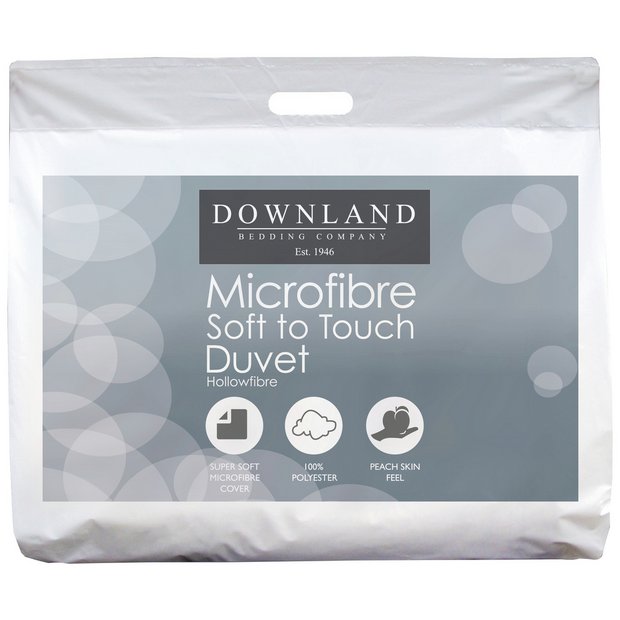 Buy Downland Microfibre Anti Allergy 1 Tog Duvet Double Duvets