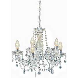 Argos Home Inspire 5 Light Chandelier - Clear