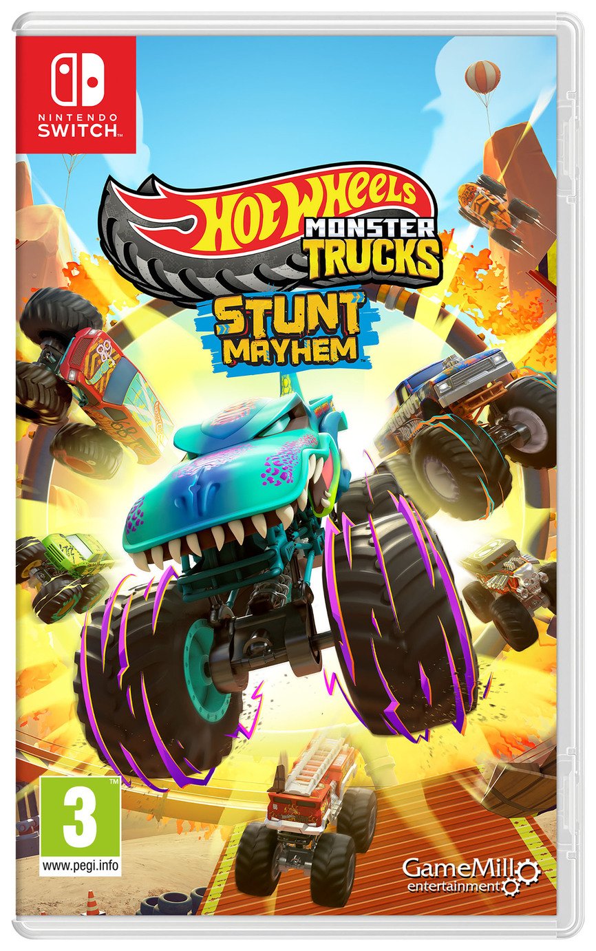 Hot Wheels Monster Trucks Stunt Mayhem Nintendo Switch Game