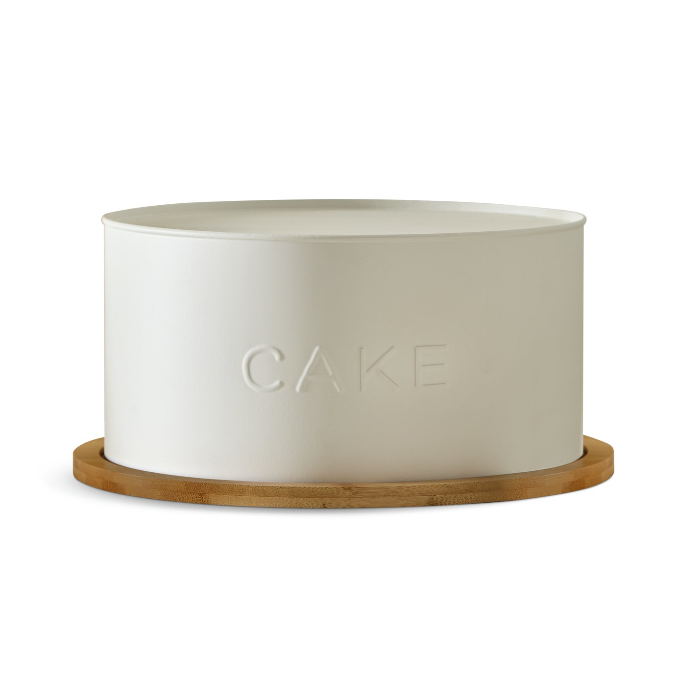 Habitat Embossed Text Cake Tin