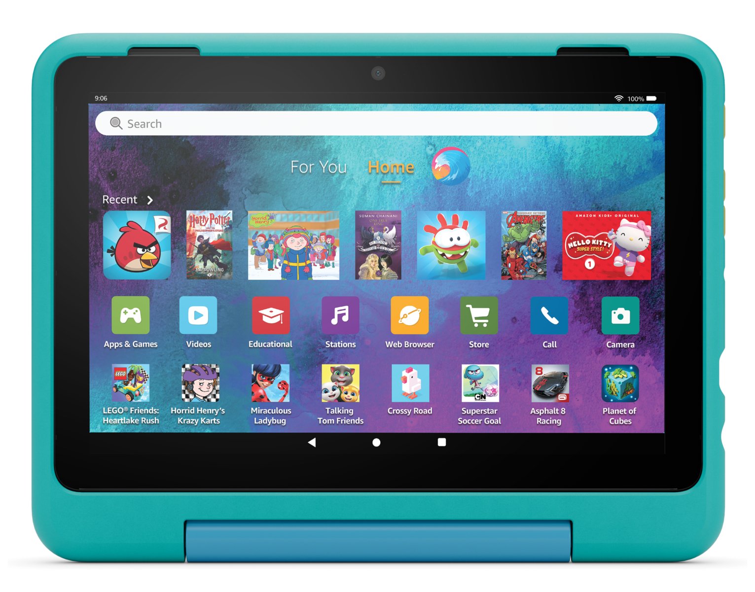 Amazon Fire HD 8 Kids Pro Tablet for 6 –12, 8 Inch 32GB Teal