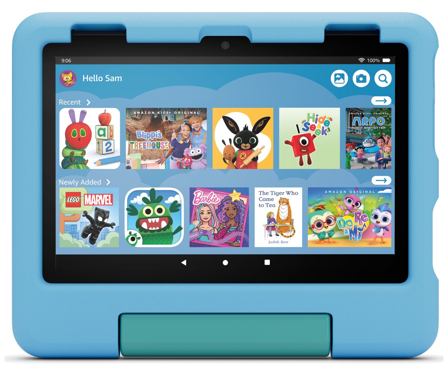 Amazon Fire HD 8 Kids Tablet for 3-7, 8 Inch 32GB - Blue
