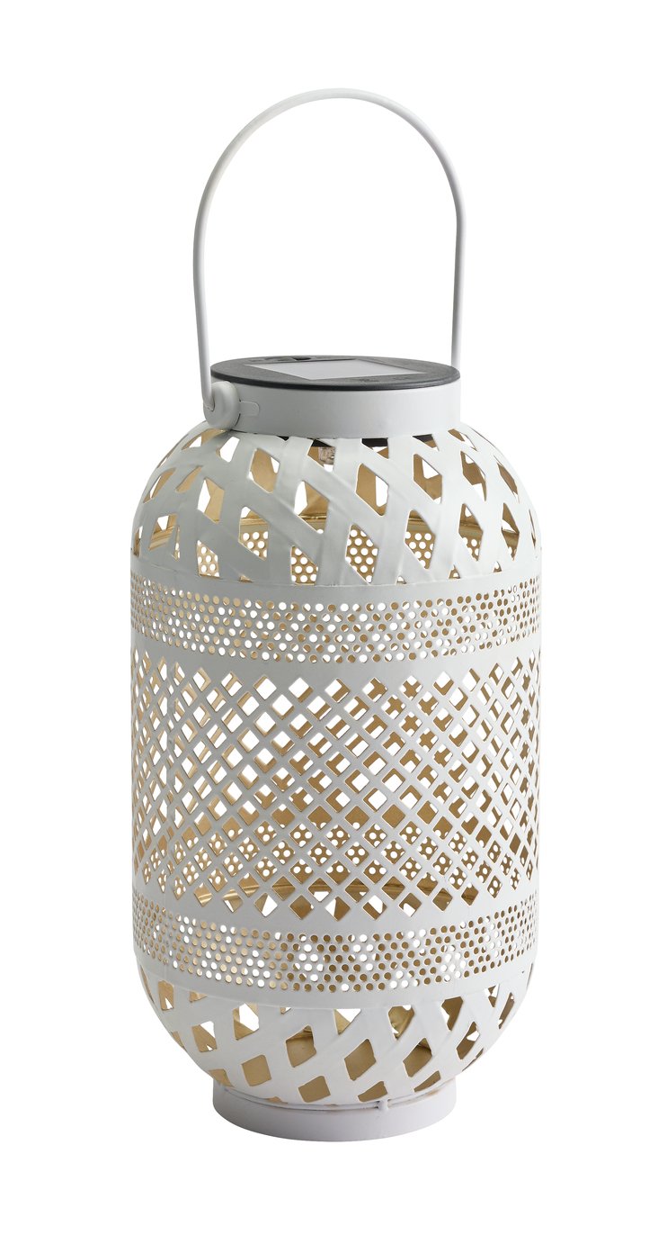  Home Solar White Lantern