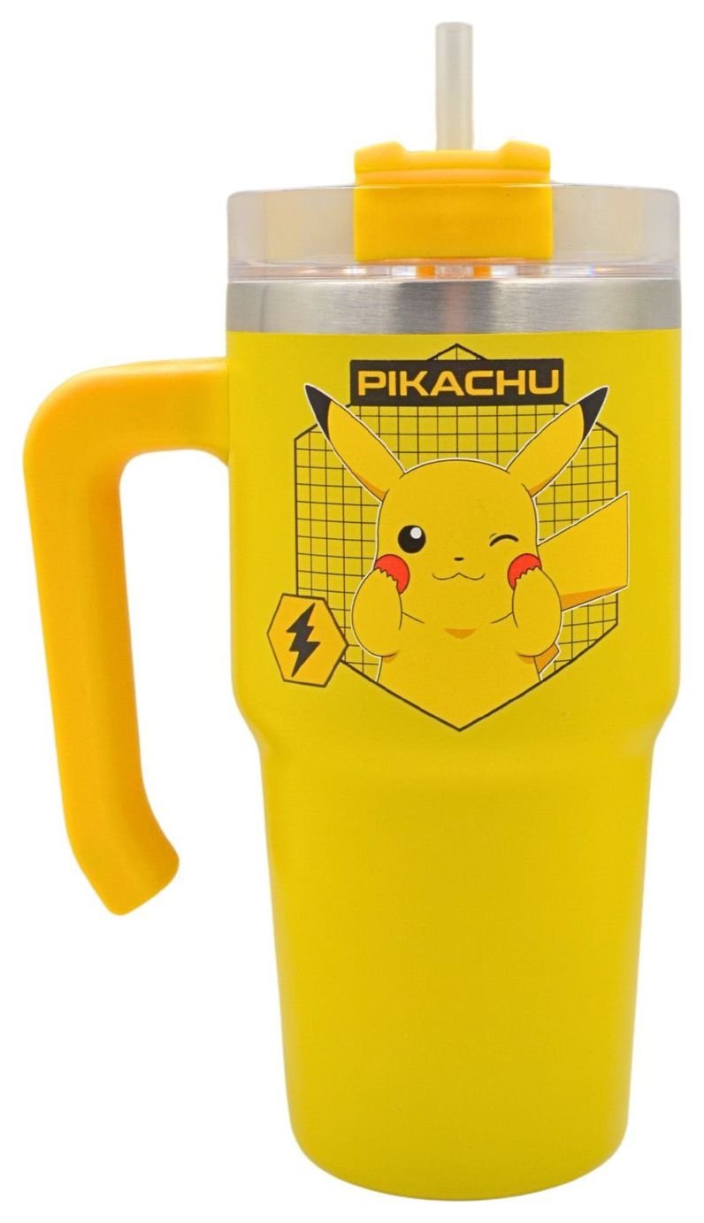 Hox Pokémon Pikachu Yellow Travel Coffee Cup - 600ml
