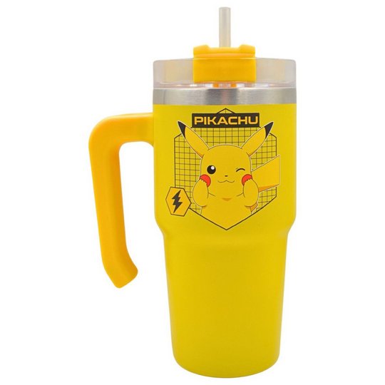Hox Pokémon Pikachu Yellow Travel Coffee Cup - 600ml
