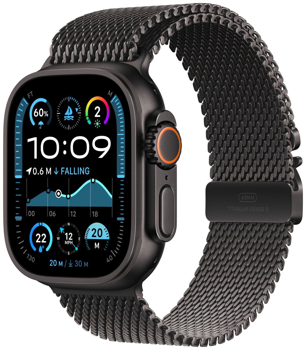 Apple Watch Ultra 2 2024 49mm Smart Watch Milanese Loop