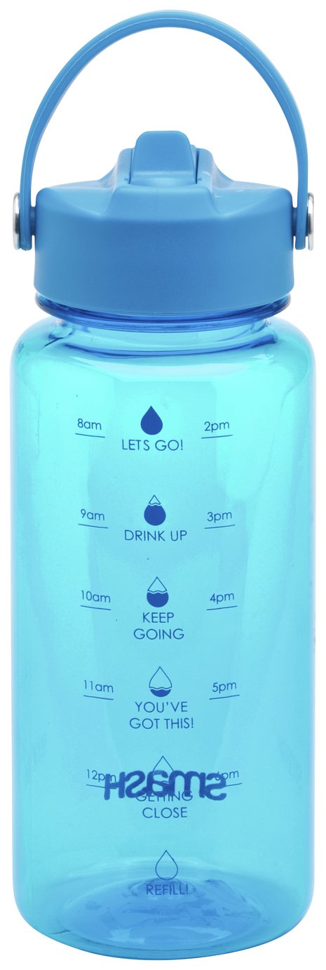 Smash Blue Tracker Sipper Water Bottle - 800ml