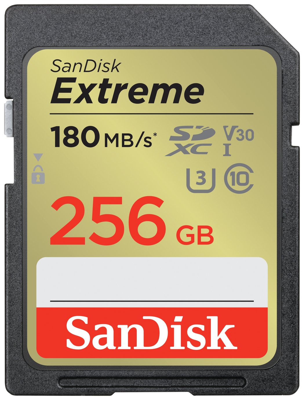 SanDisk Extreme 180MBs SDXC Memory Card - 256GB