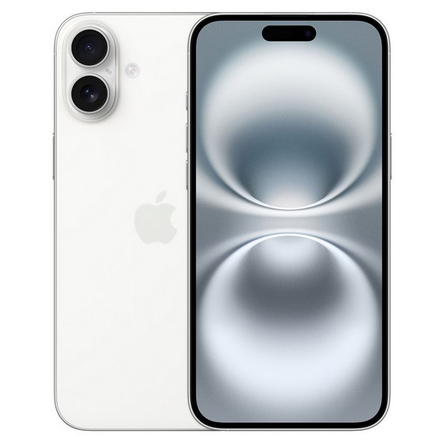Buy SIM Free iPhone 16 Plus 5G 128GB AI Mobile Phone - White | SIM