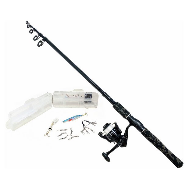 Buy Zwim 2.1m Telescopic Fishing Rod and Reel | Fishing rods and poles |  Argos