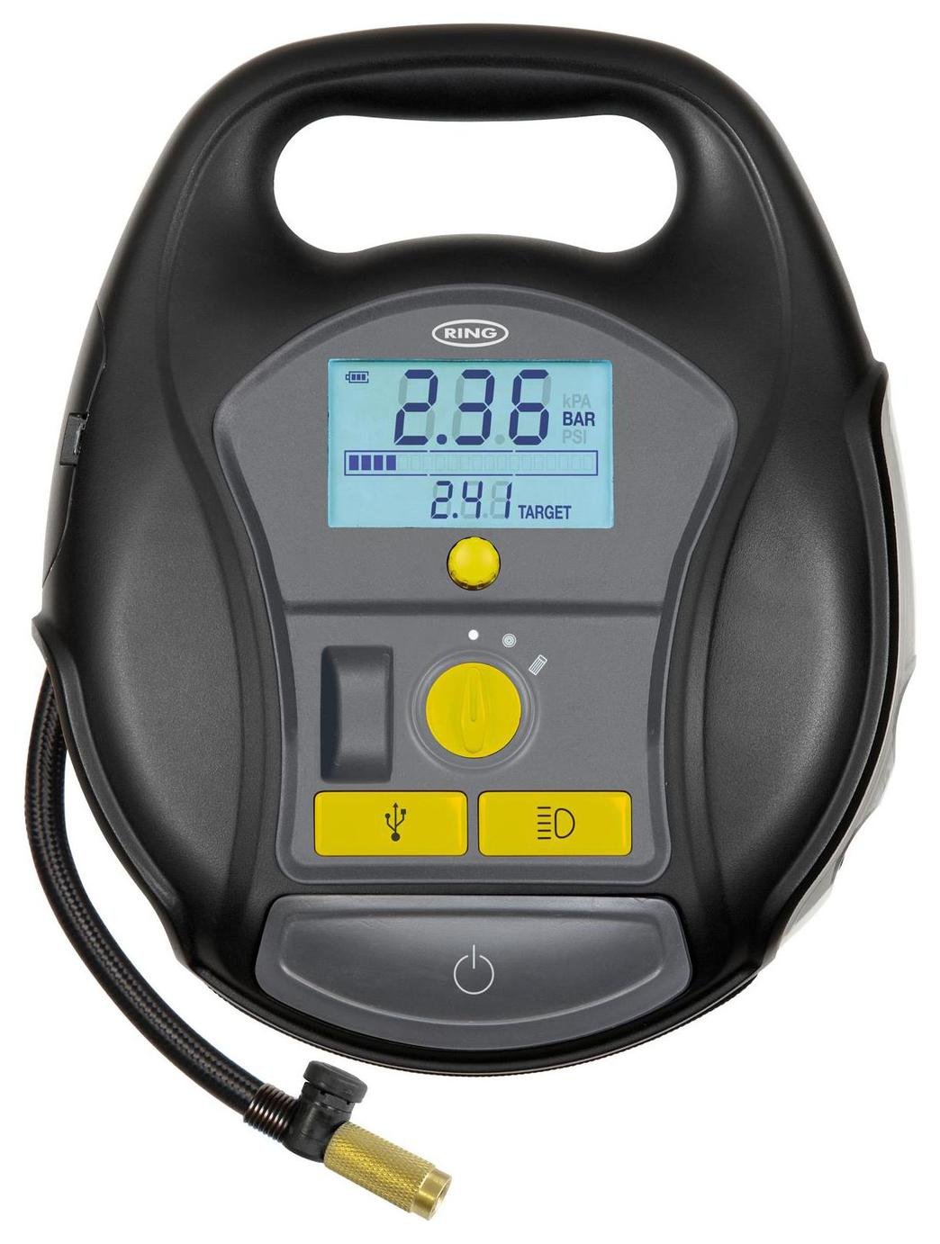 Ring RTC6000 Cordless Digital Tyre Inflator with Air Pump