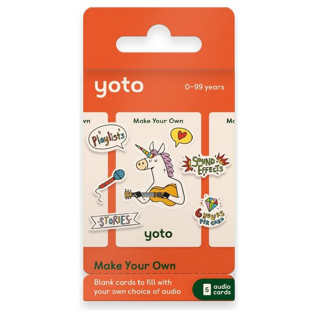 Buy Yoto Make Your Own Pack -5 Cards Interactive learning toys
