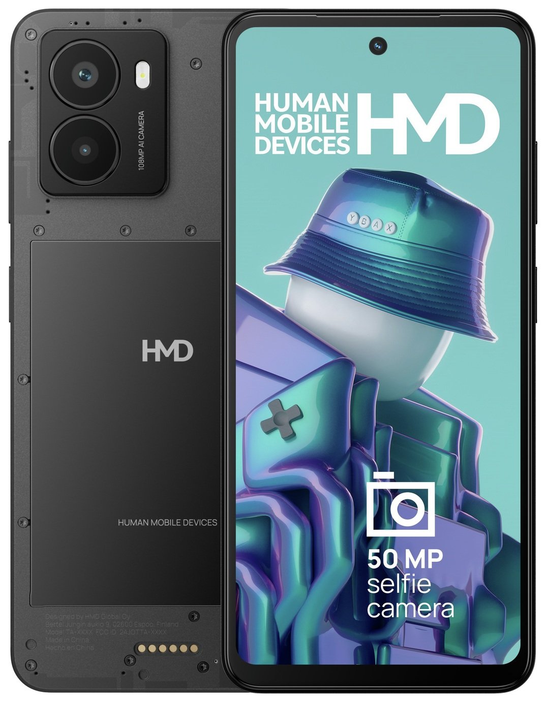 SIM Free HMD Fusion 5G 128GB Mobile Phone - Black
