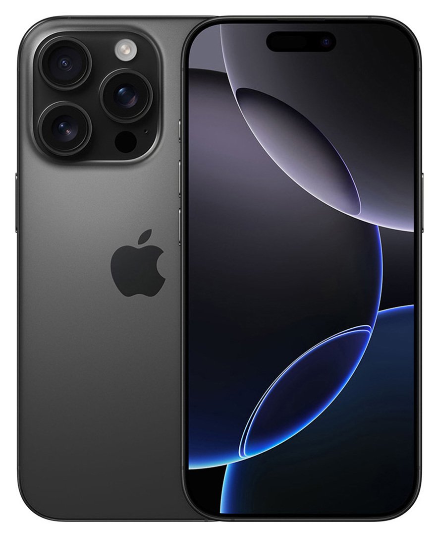 SIM Free iPhone 16 Pro Max 5G 256GB AI Mobile Phone - Black