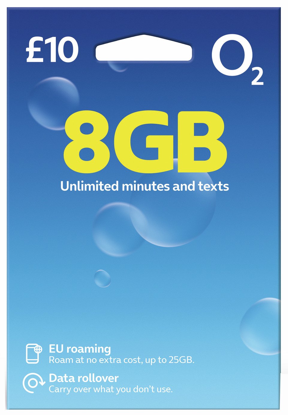 O2 8GB Pay As You Go SIM Card