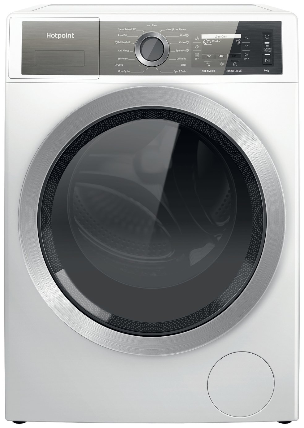 Hotpoint H799 GPOWERUK 9KG 1400 Spin Washing Machine - White