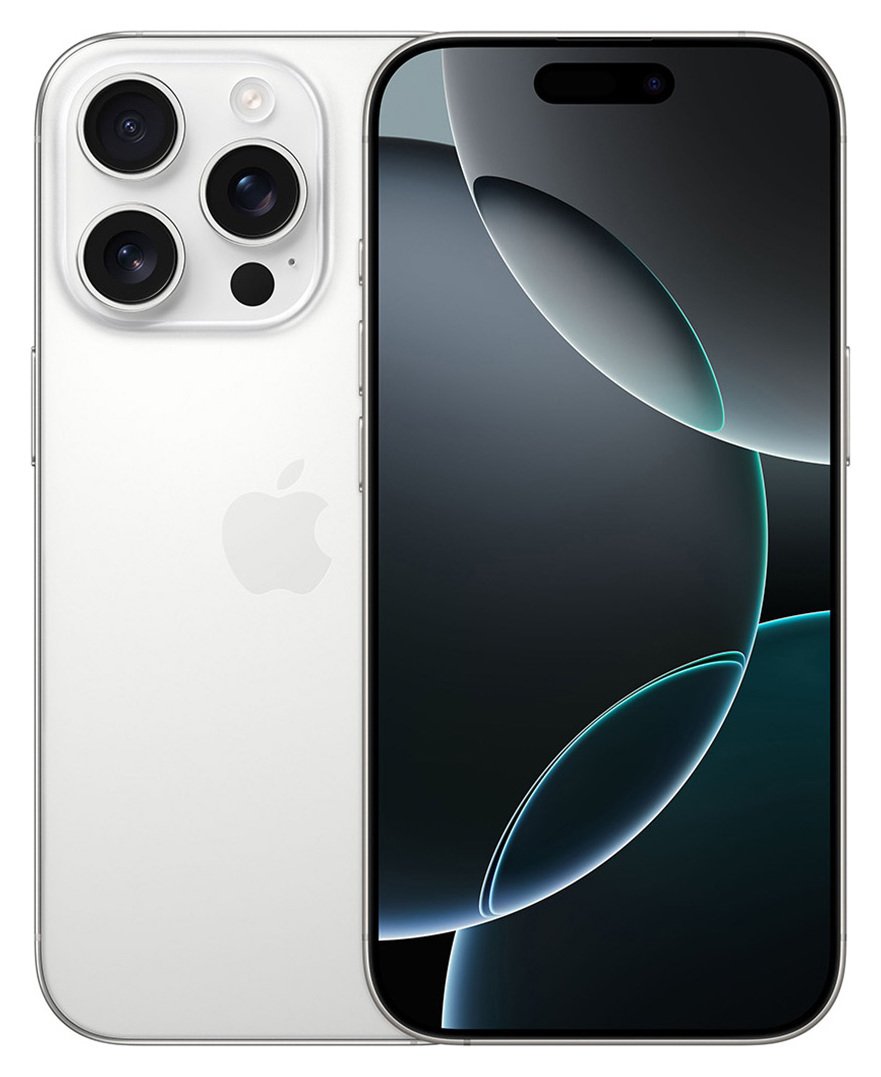 SIM Free iPhone 16 Pro 5G 512GB AI Mobile Phone - White