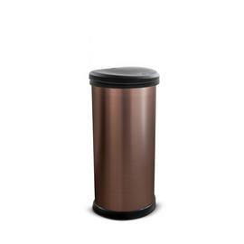 Curver 40 Litre Deco Touch Top Kitchen Bin - Rose Gold