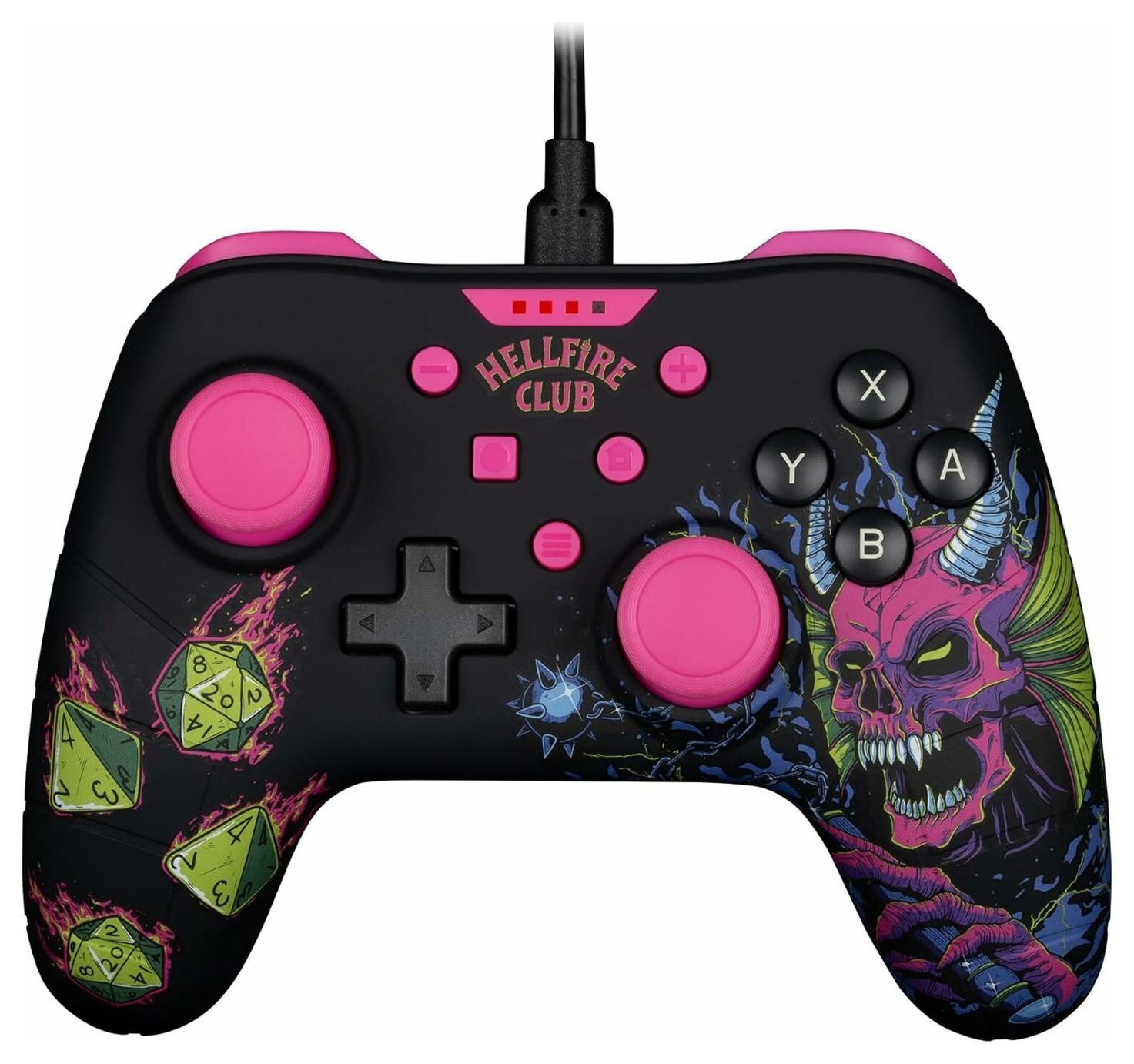 Buy Konix Wednesday Nintendo Switch Wired Controller - Purple