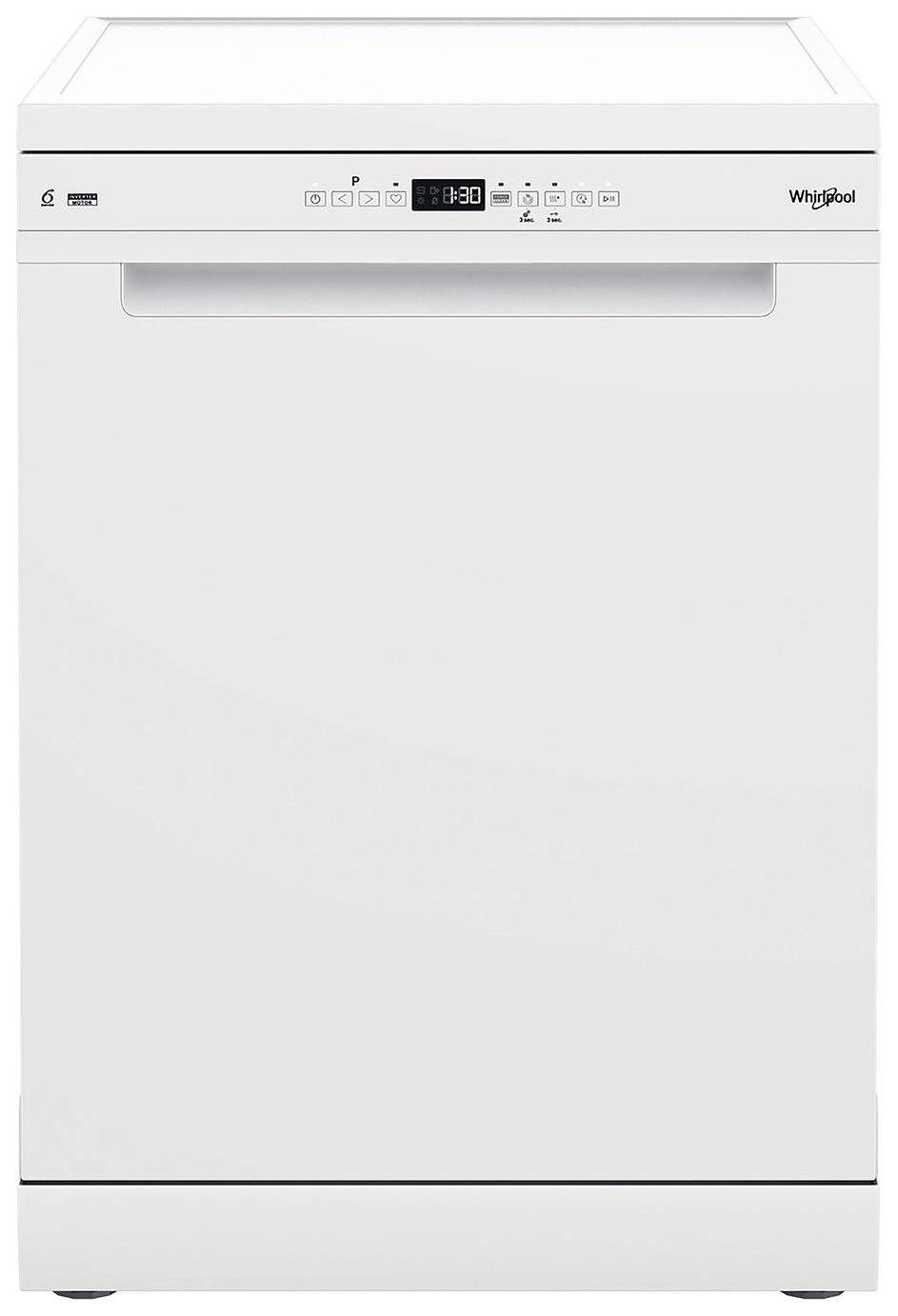 Whirlpool W7F HP33 UK Slimline Dishwasher - White