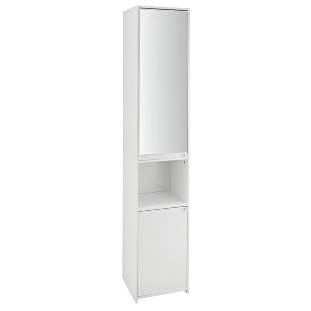 Bathroom mirror deals cabinet argos