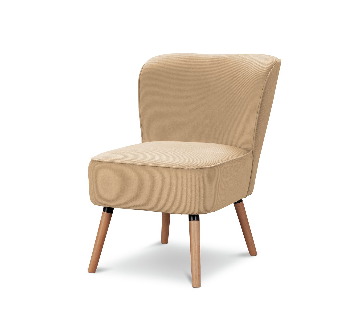 Argos Home Eppy Fabric Chair - Camel