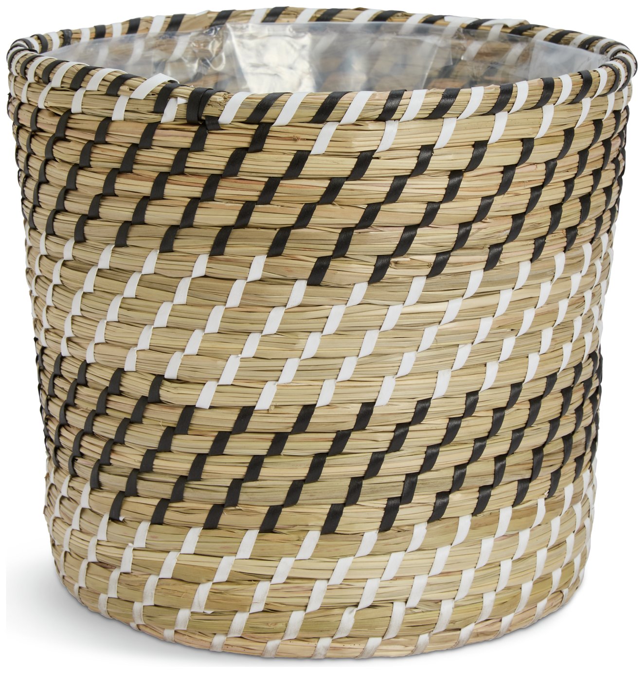 Habitat 26cm Faux Seagrass Planter