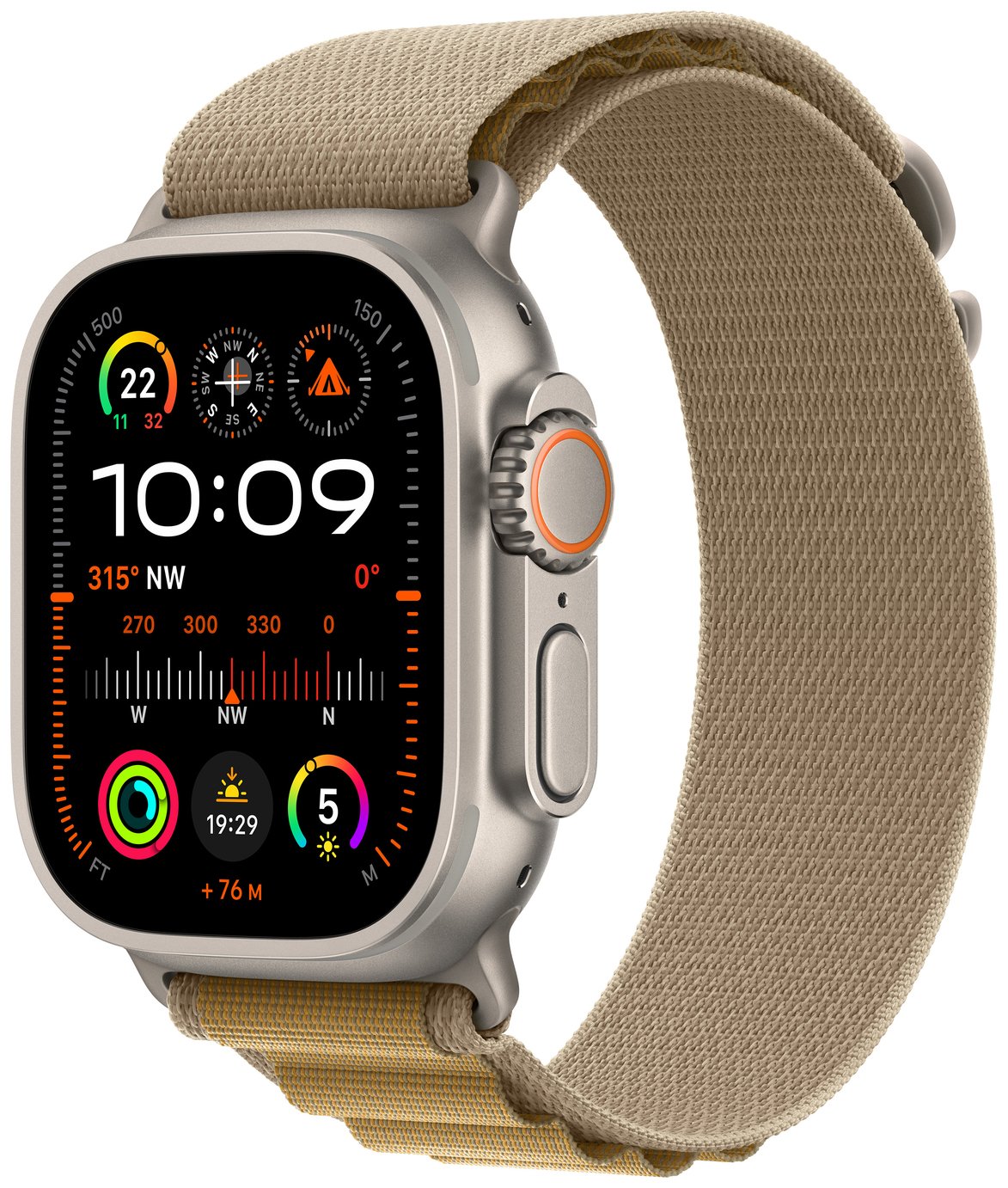 Apple Watch Ultra 2 2024 49mm Natural Tan Alpine Loop Medium