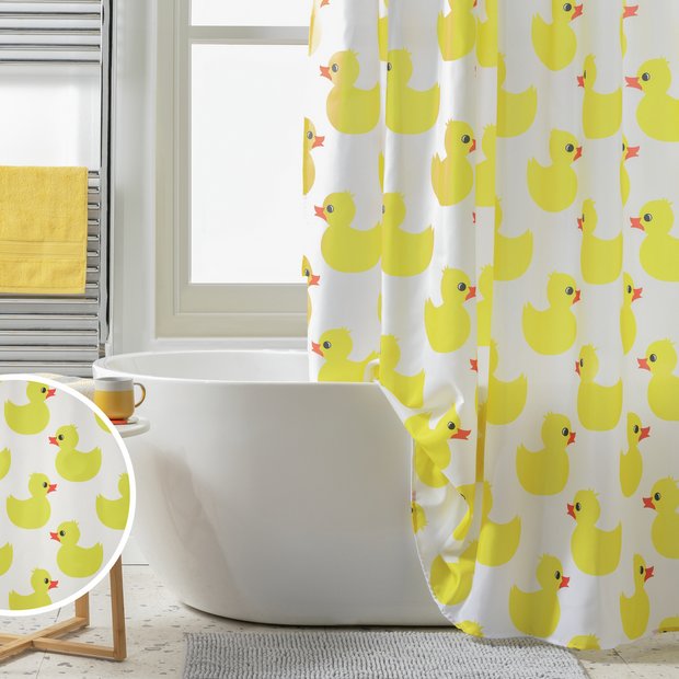 Yellow Shower Curtains