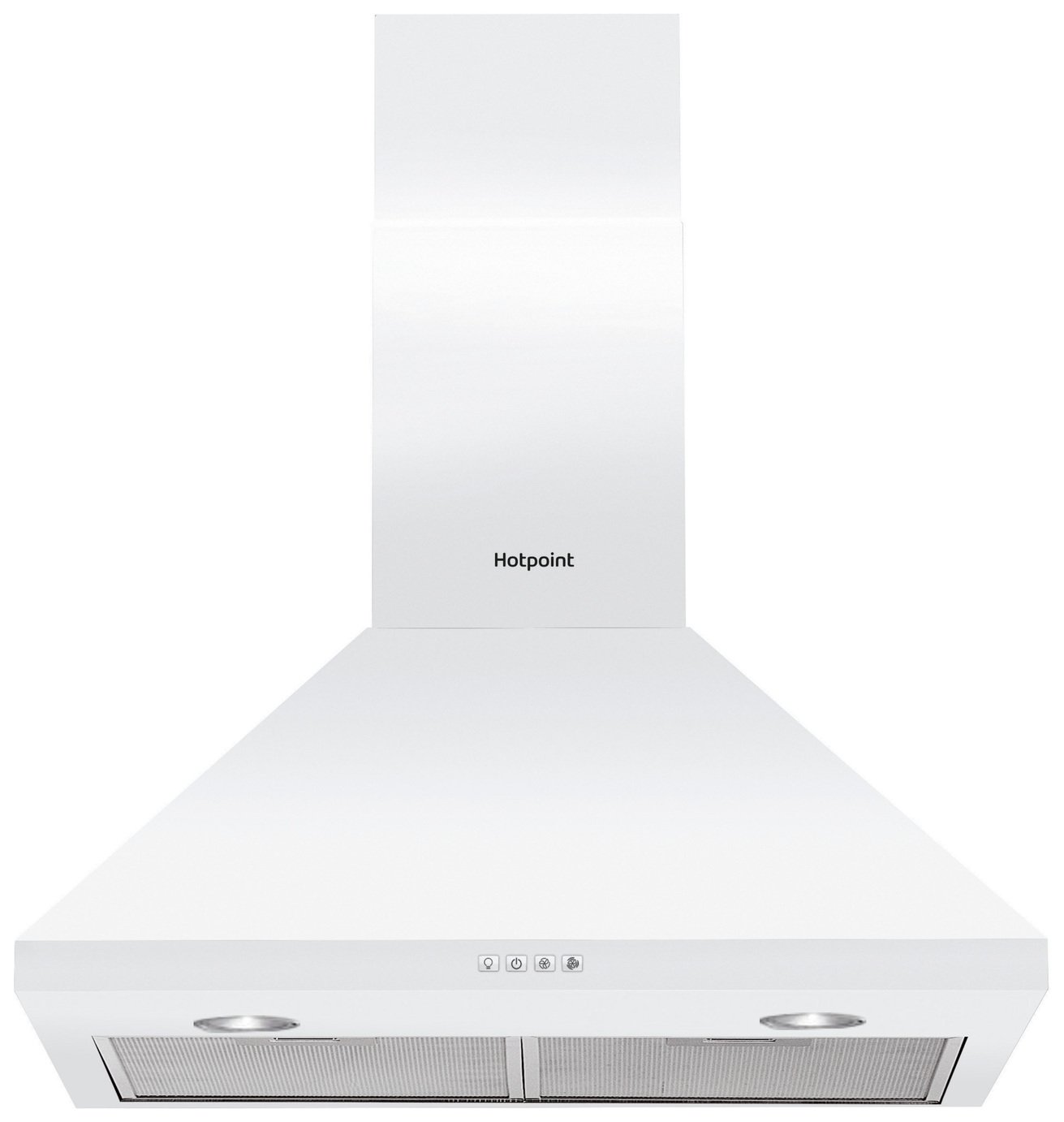 Hotpoint PHPC6.5FLMX Chimney Cooker Hood - White