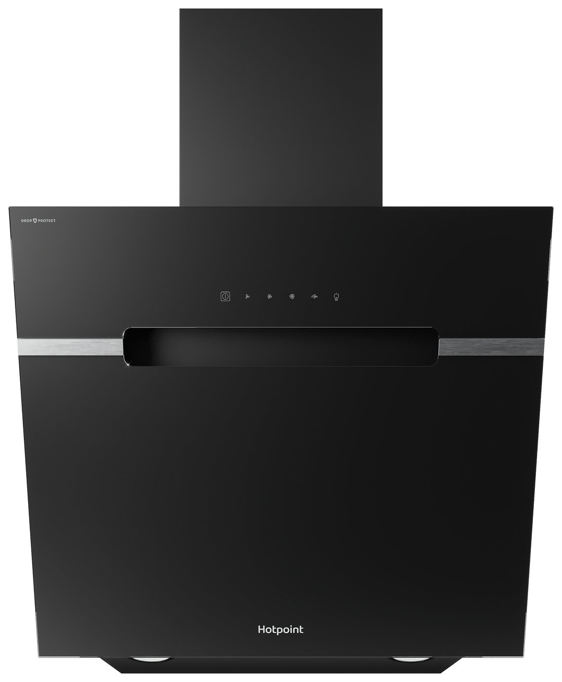Hotpoint PHVS 61F LT DP K Chimney Cooker Hood - Black