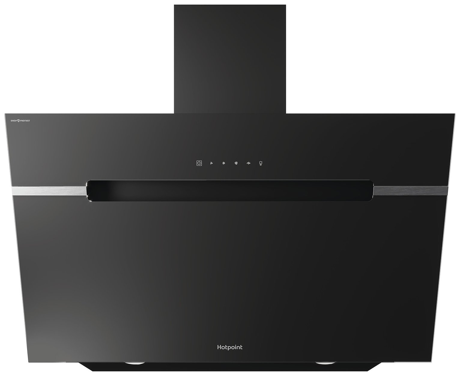 Hotpoint PHVS 91F LT DP K Chimney Cooker Hood - Black