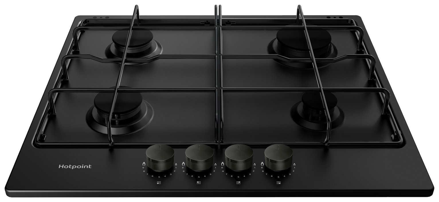 Hotpoint PPH 60P F NB Gas Hob - Anthracite