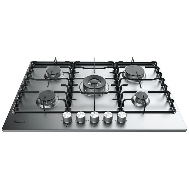 Buy Hotpoint PPH 75P DF IX UK Gas Hob Stainless Steel Hobs Argos