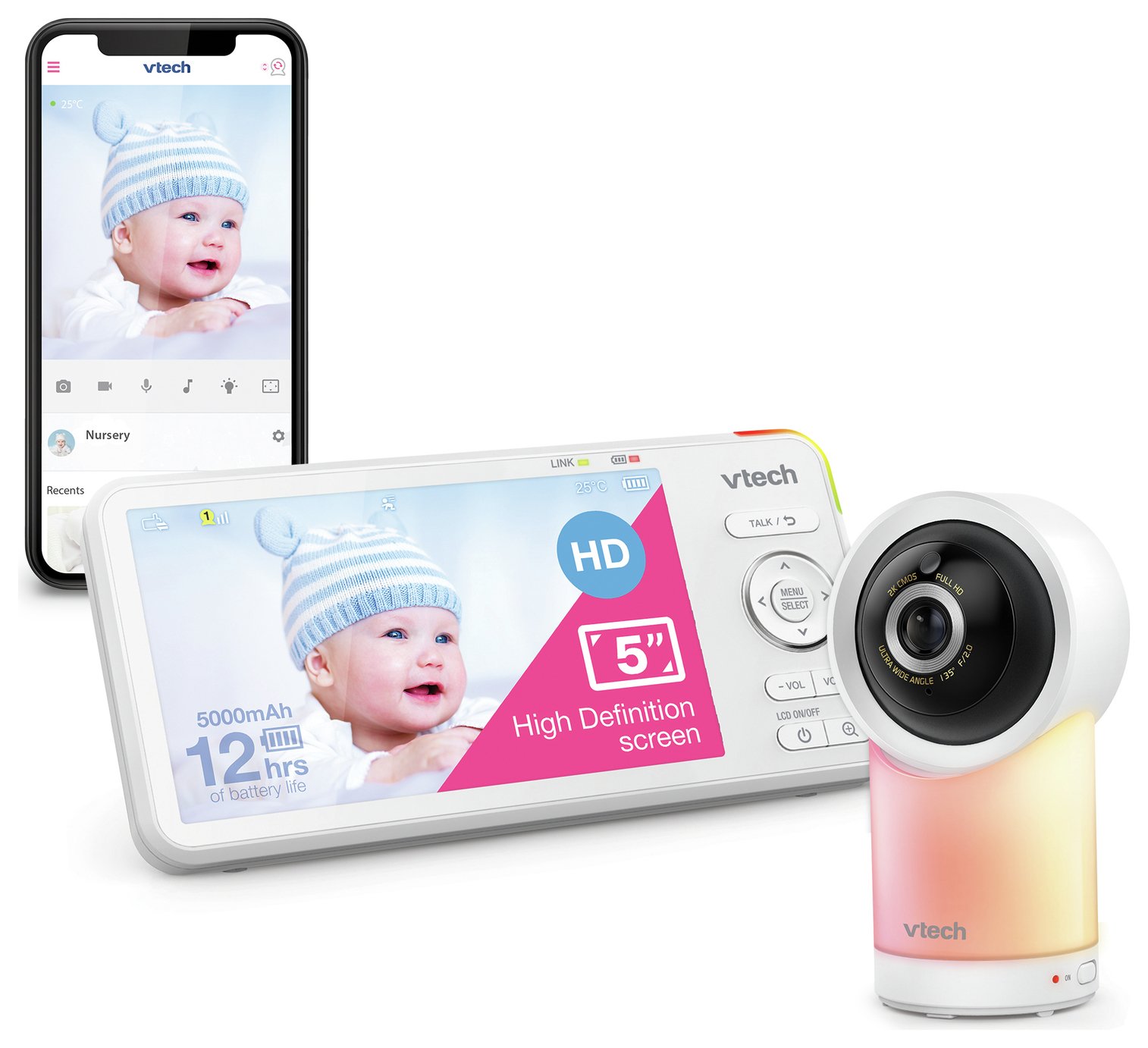 VTech RM5766 HD Smart Video Baby Monitor
