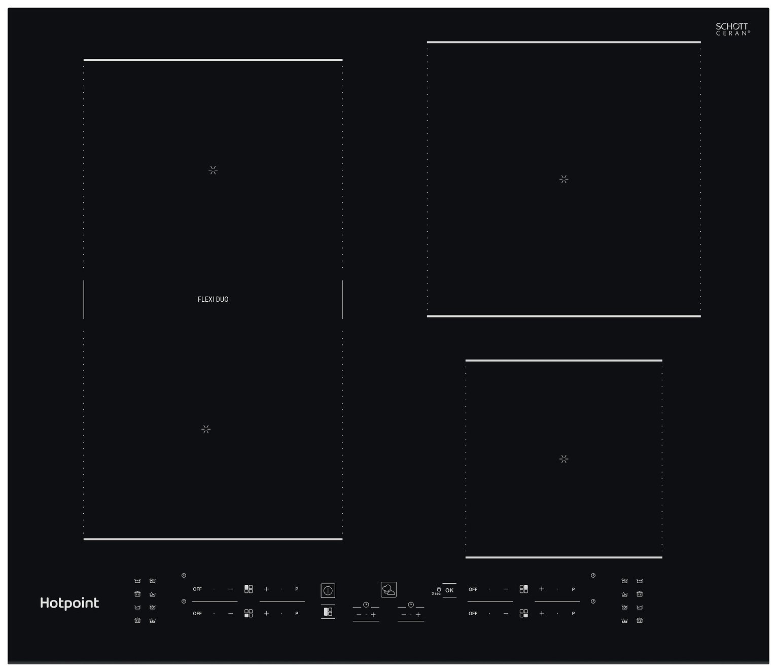 Hotpoint TB 7960C BF Induction Hob - Black