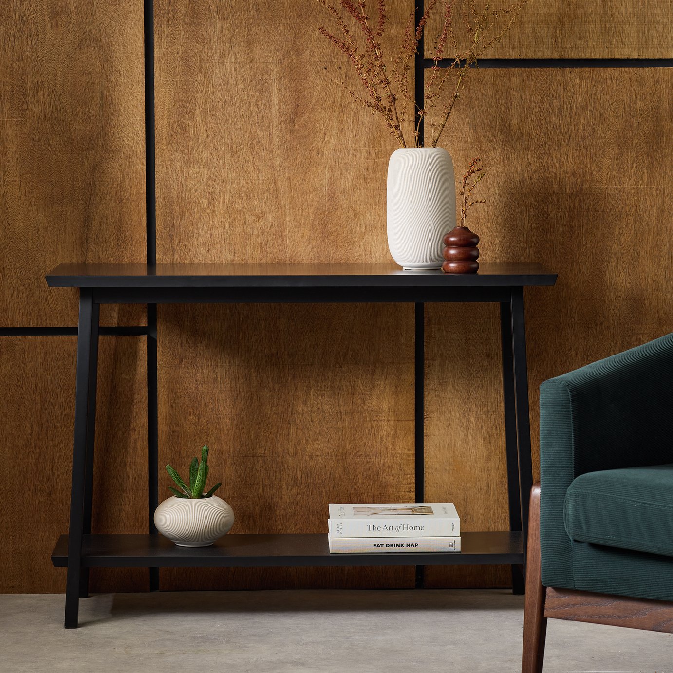 Habitat Kyoto Console Table - Black