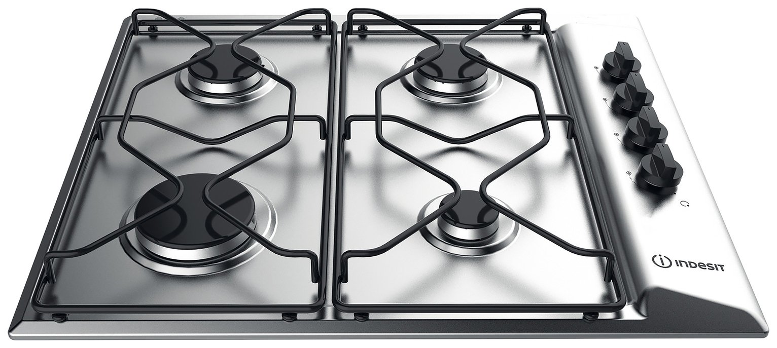 Indesit PAA642IX/IWE1 Gas Hob - Stainless Steel