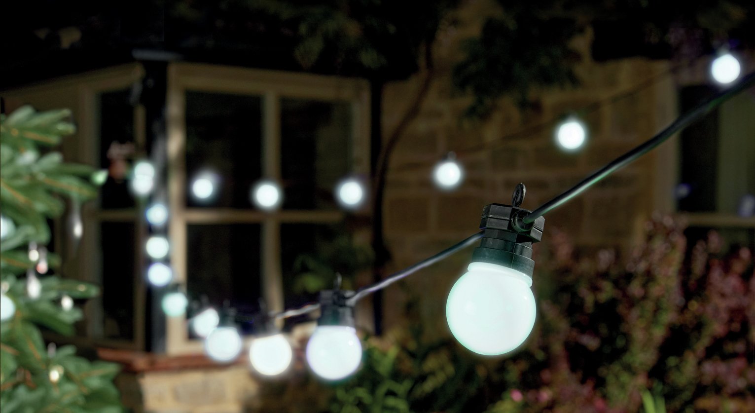 Smart Garden 10 Vintage Festoon String Lights - White