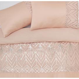 Buy Argos Home Hadley Pink Pintuck Bedding Set Double Duvet