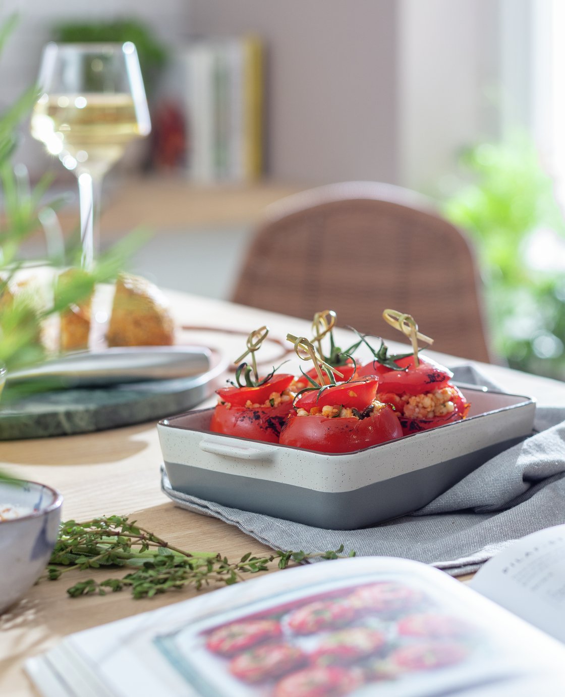 Habitat Speckle Small Ceramic Roaster