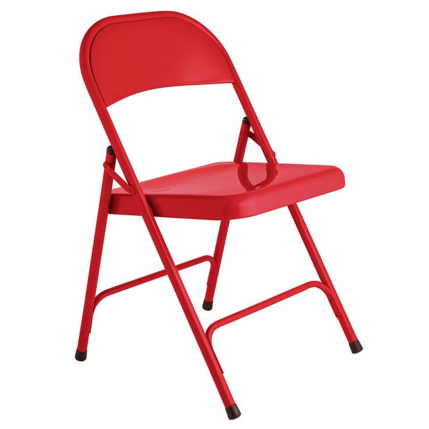 Red fold on sale up chairs