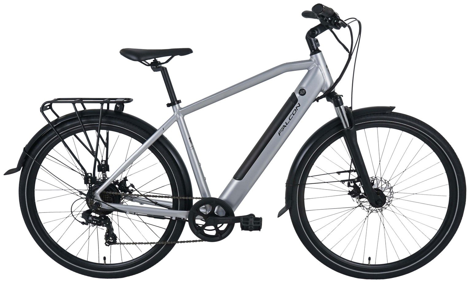 Falcon Horizon Crossbar 700C Unisex Electric Hybrid Bike