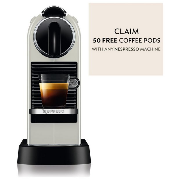 Buy Nespresso CitiZ Coffee Machine by Magimix White Coffee machines Argos