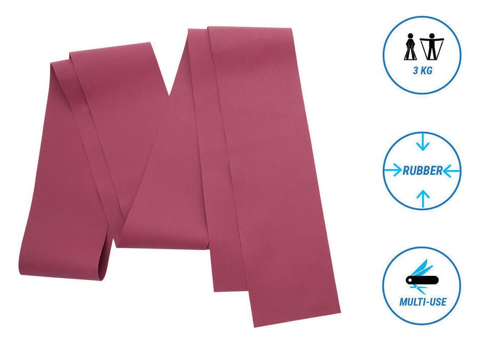 Decathlon Pilates Elastic Resistance Band - 3kg