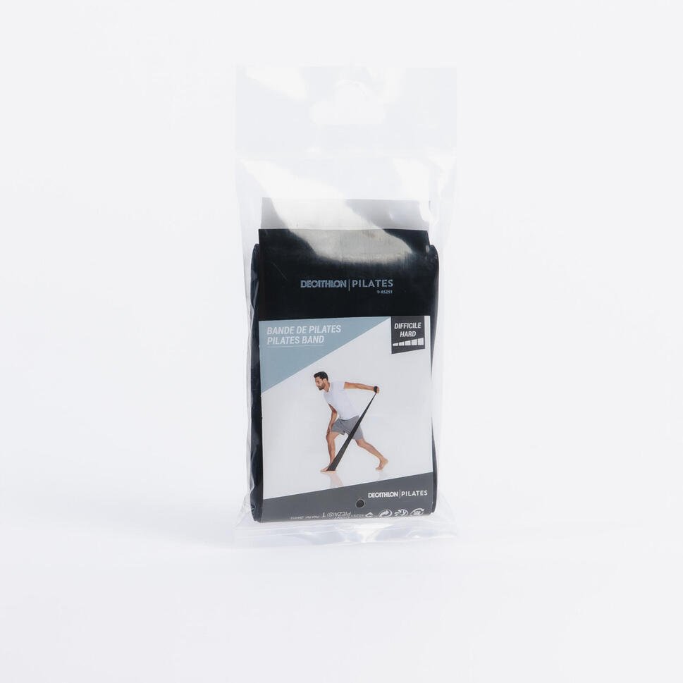 Decathlon Pilates Elastic Resistance Band - 4kg Black