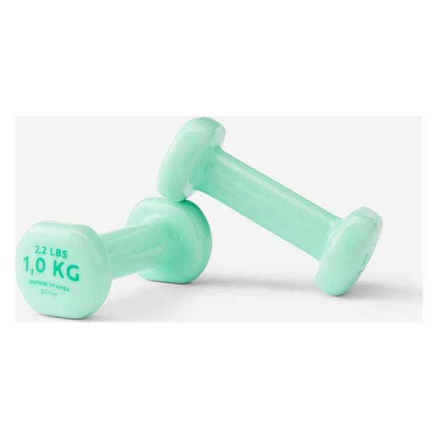 Buy Decathlon PVC Dumbbells 2 x 1kg Dumbbells Argos